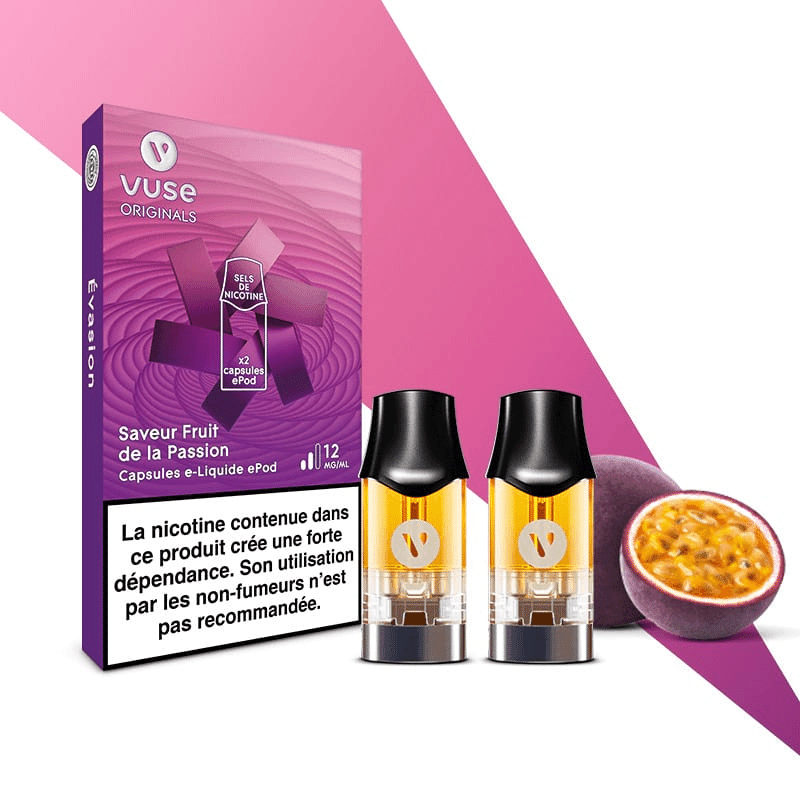 Recharge Vuse Fruits de la passion ePod