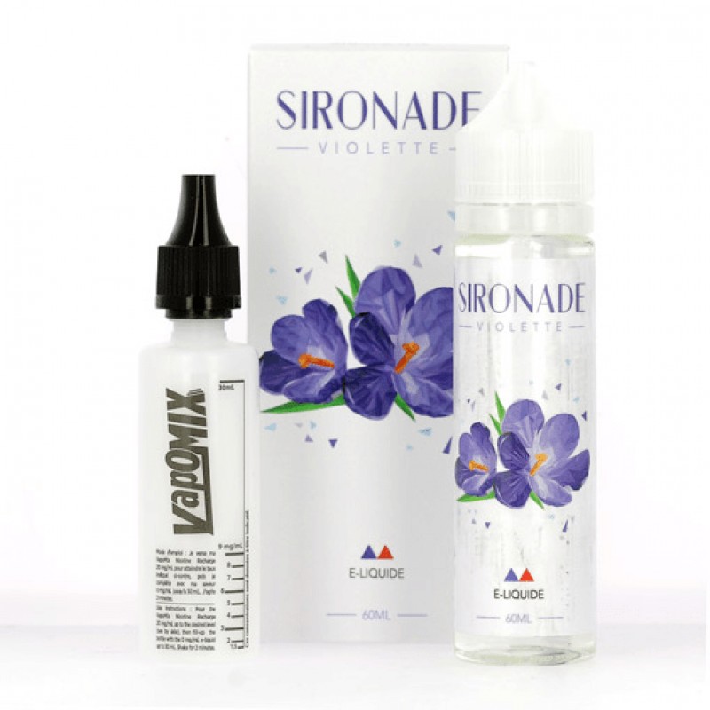 E-liquide 60 ml Violette - Sironade