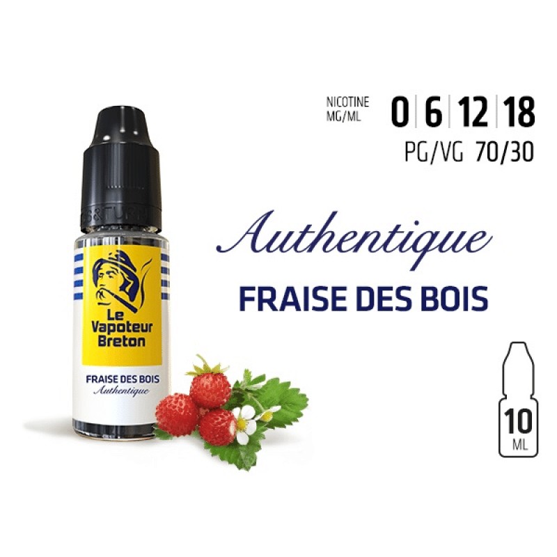 E-liquide Fraise des Bois Le Vapoteur Breton