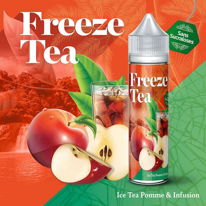 E-liquide Ice Tea Pomme & Infusion 50 ml  - Fr...
