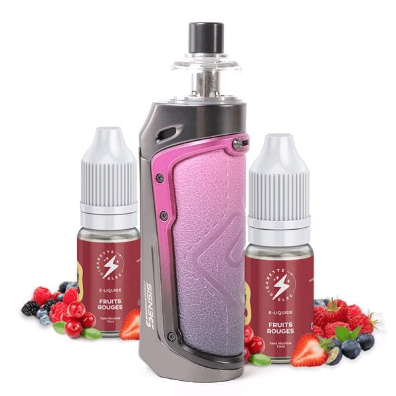 Pack Pod Sensis Innokin + 2 E liquides Fruits Rouges