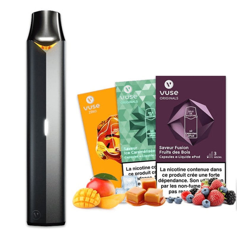 Pack Découverte Vype / Vuse Epod + 3 saveur...