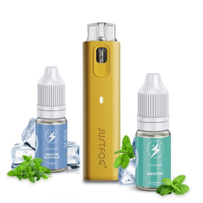 Pack Débutant Pod Better than + 2 E Liquides Menthe - Justfog