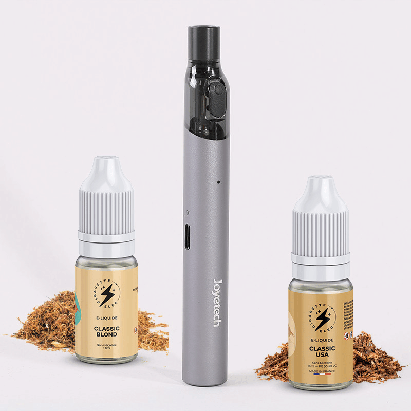Pack Ego Air + 2 E Liquides Classic - Joyetech